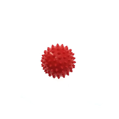 7cm PVC Spiky Massage Ball for Hand & Foot Relief red by HitMyNeed