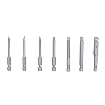 7pc 65mm Magnetic Hex Screwdriver Bit Set by HitMyNeed