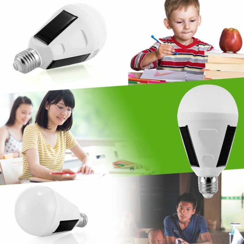 7W Solar Rechargeable LED Bulb with Hook by HitMyNeed