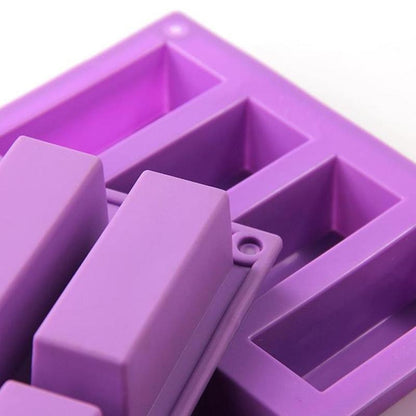 8 Cavity Silicone Granola and Protein Bar Mold by HitMyNeed