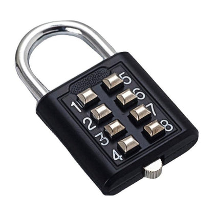 8-Digit Combination Zinc Alloy Padlock for Luggage by HitMyNeed