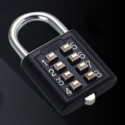 8-Digit Combination Zinc Alloy Padlock for Luggage by HitMyNeed