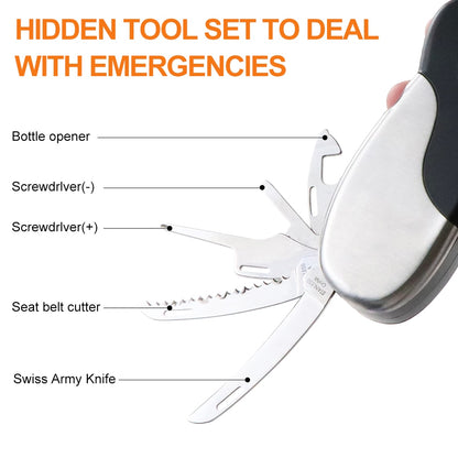 8-in-1 Digital Tire Pressure Gauge & Safety Tool by HitMyNeed