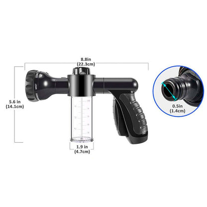 8-in-1 Foam Garden & Car Wash Spray Gun by HitMyNeed