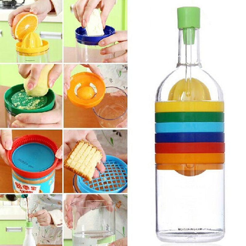 8-in-1 Multifunction Compact Kitchen Tool Bottle Set by HitMyNeed