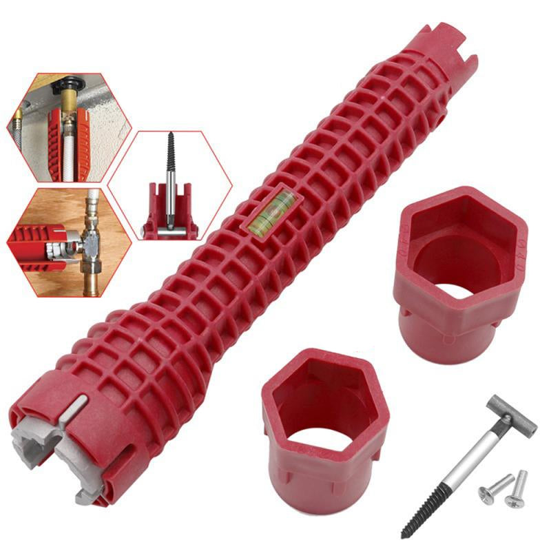 8-in-1 Multifunctional Faucet Wrench Set by HitMyNeed