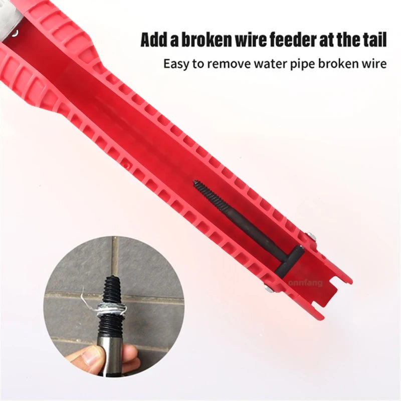 8-in-1 Sink Faucet Wrench for Kitchen & Bathroom by HitMyNeed