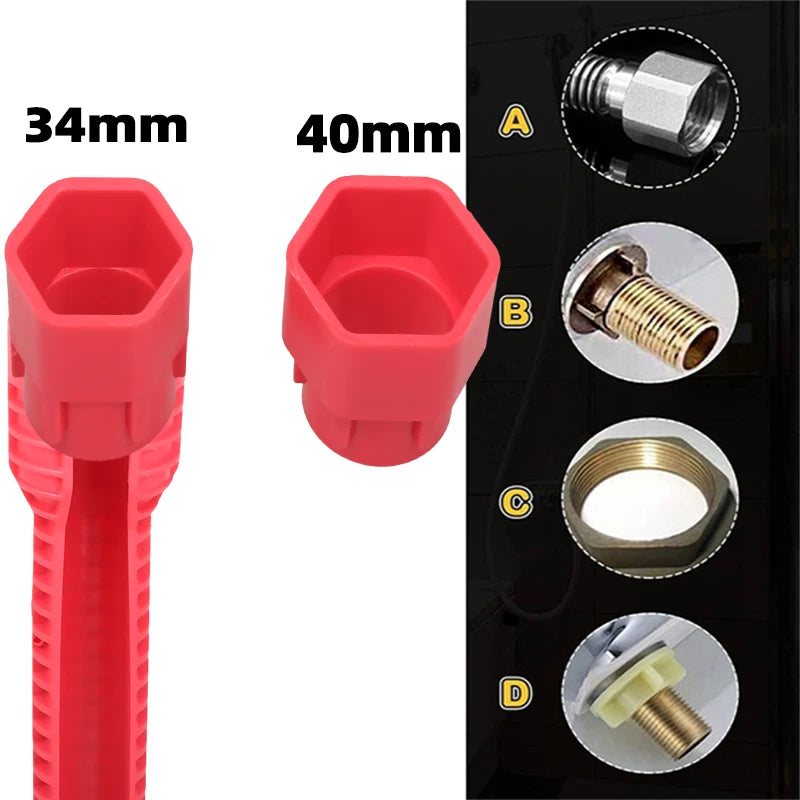 8-in-1 Sink Faucet Wrench for Kitchen & Bathroom by HitMyNeed