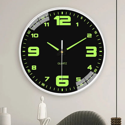 8 Inch Luminous Silent Wall Clock for Living Room by HitMyNeed
