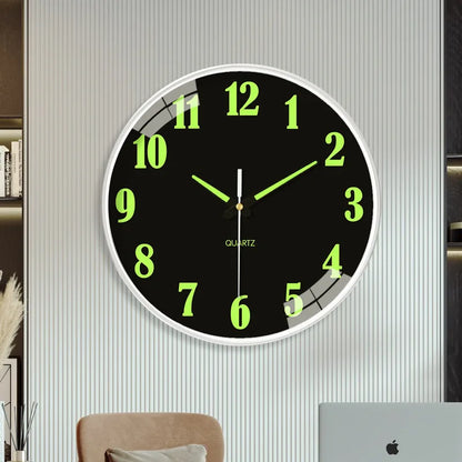 8 Inch Luminous Silent Wall Clock for Living Room by HitMyNeed