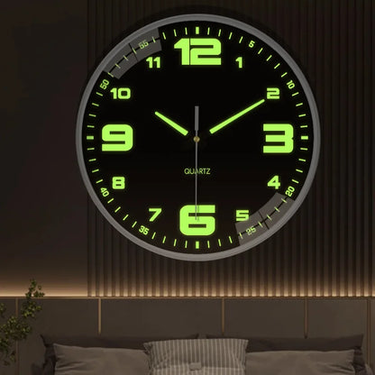 8 Inch Luminous Silent Wall Clock for Living Room by HitMyNeed