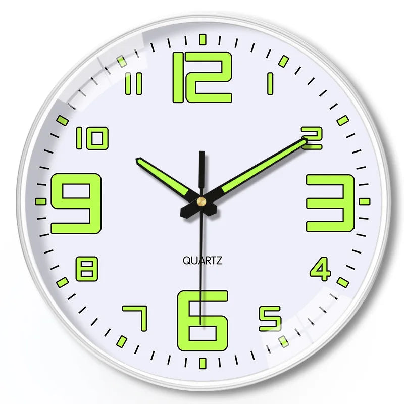 8 Inch Luminous Silent Wall Clock for Living Room style3 by HitMyNeed