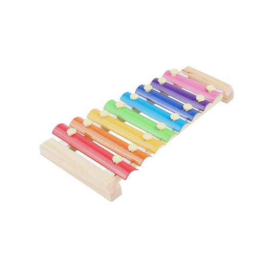8-Key Chicken Xylophone Musical Toy for Birds by HitMyNeed