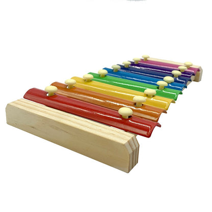 8-Key Chicken Xylophone Musical Toy for Birds by HitMyNeed