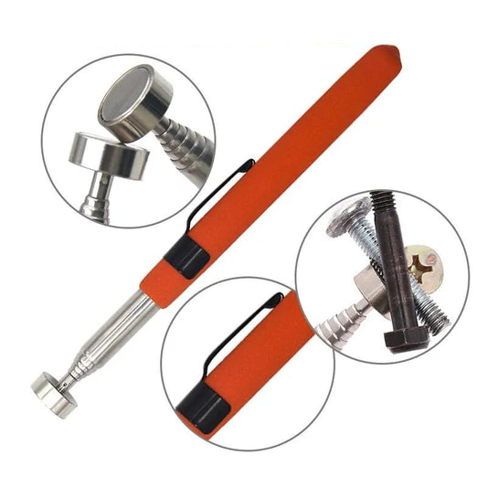 8 lb Magnetic Telescoping Pickup Tool with Clip by HitMyNeed