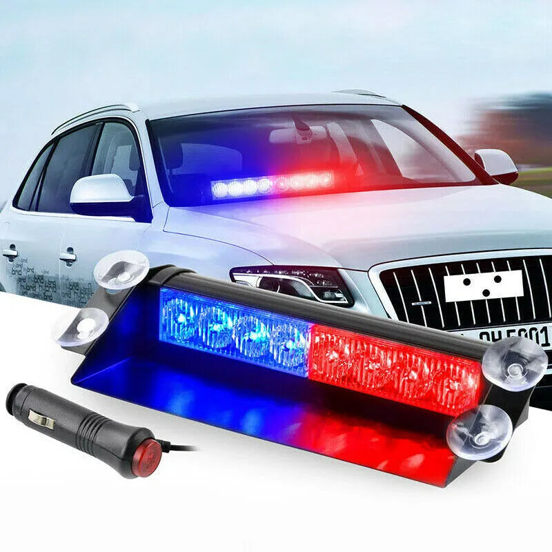 8 LED 12V Windshield Emergency Strobe Warning Light by HitMyNeed