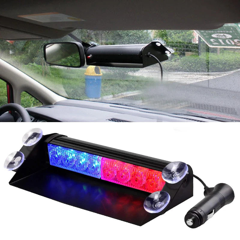 8 LED 12V Windshield Emergency Strobe Warning Light by HitMyNeed
