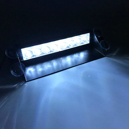 8 LED 12V Windshield Emergency Strobe Warning Light white by HitMyNeed