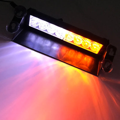 8 LED 12V Windshield Emergency Strobe Warning Light yellow-white by HitMyNeed