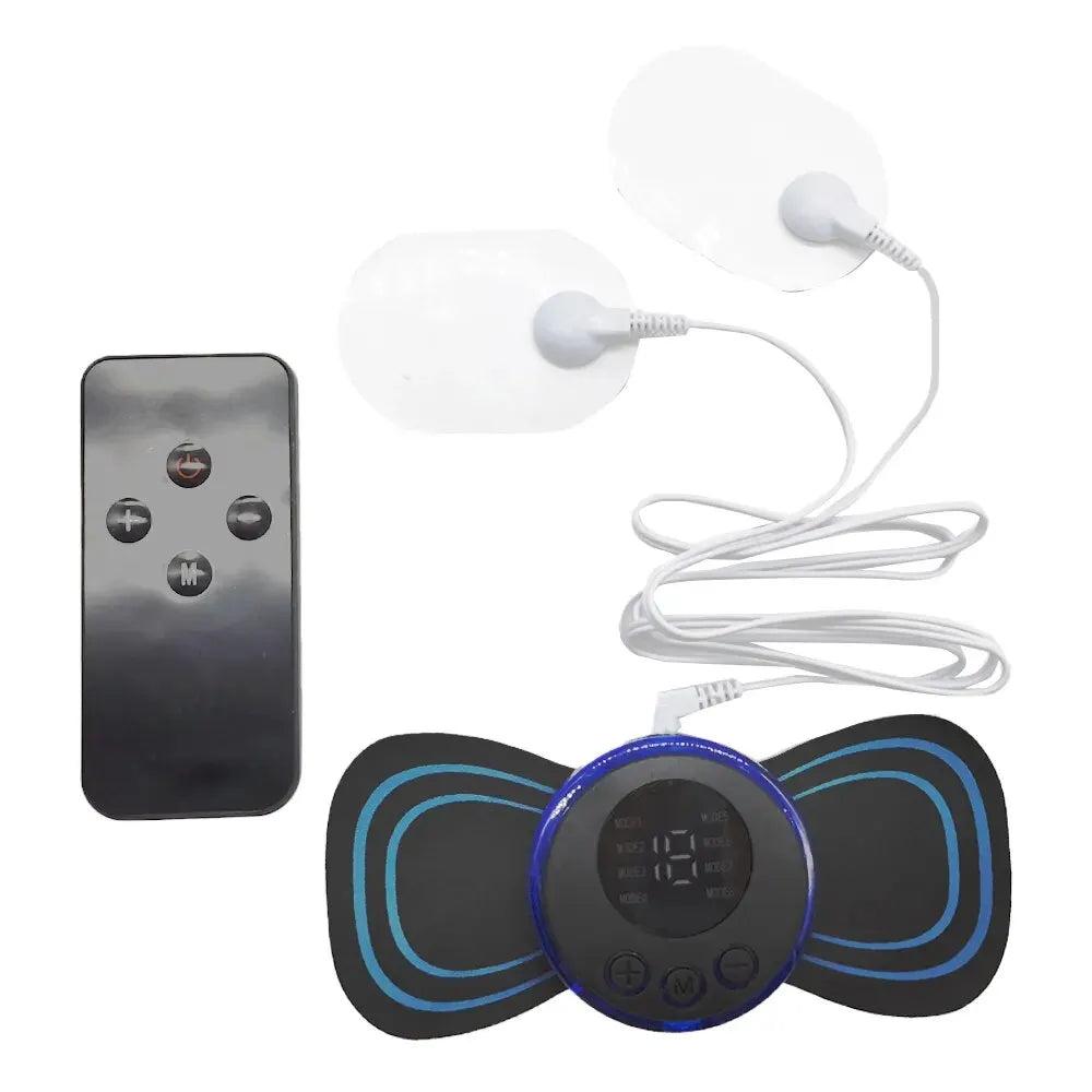 8-Mode Rechargeable EMS Neck Massager with Remote by HitMyNeed