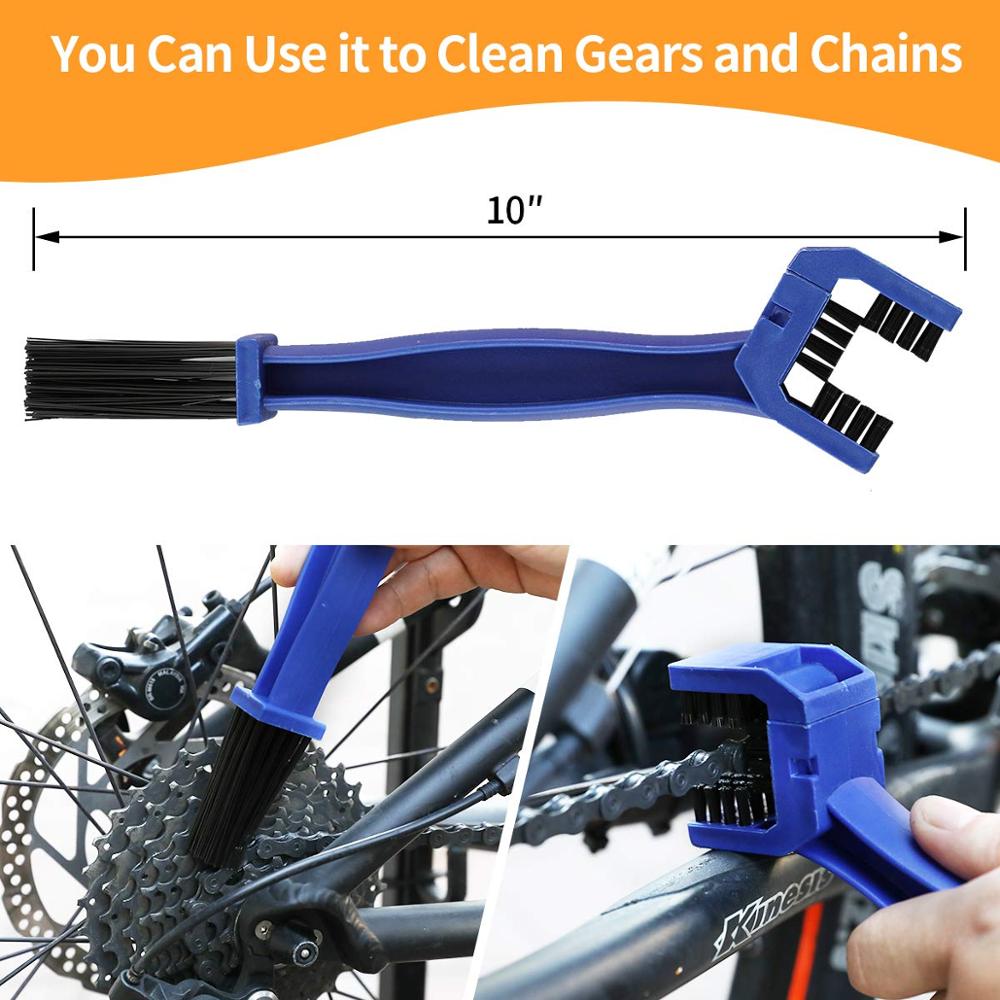 8-Piece Bike Chain & Drivetrain Cleaning Tool Set by HitMyNeed