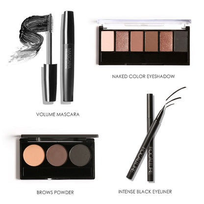 8-Piece Everyday Makeup Kit with Bag by HitMyNeed