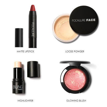 8-Piece Everyday Makeup Kit with Bag by HitMyNeed