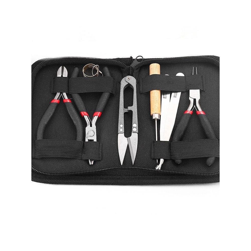 8-Piece Jewelry Making Tool Kit with Storage Bag by HitMyNeed