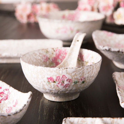 8-Piece Porcelain Japanese-Style Dinnerware Set by HitMyNeed