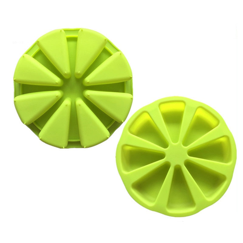 8-Slice Silicone Cake Mold, Non-Stick & Heat Resistant by HitMyNeed