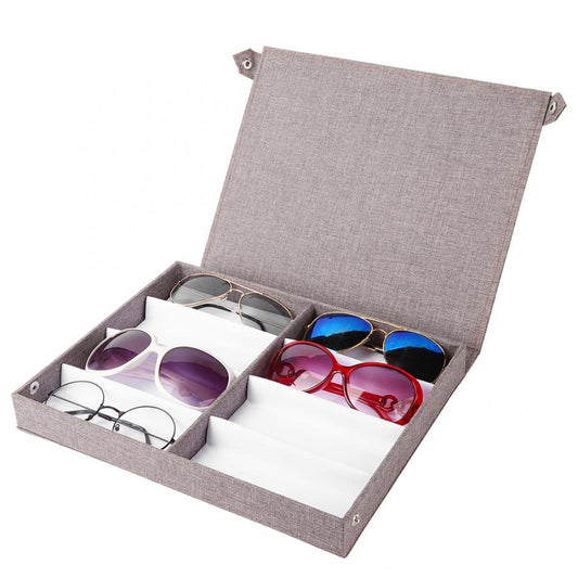8-Slot Sunglass Display Case Storage Organizer by HitMyNeed