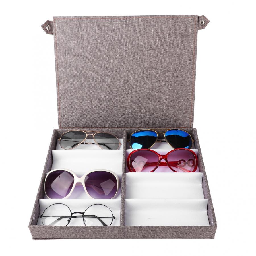 8-Slot Sunglass Display Case Storage Organizer by HitMyNeed