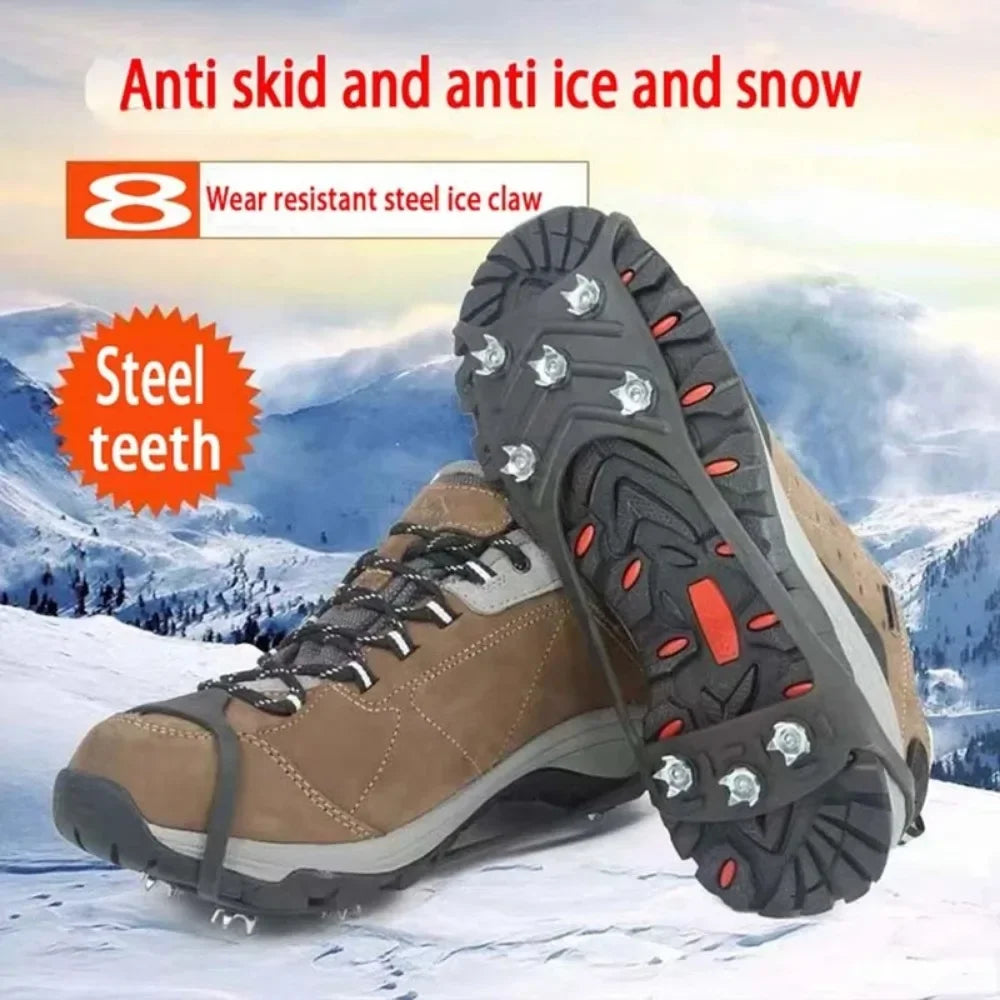 8 Teeth Ice Gripper Spikes for Shoes & Boots by HitMyNeed
