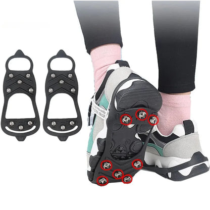 8 Teeth Ice Gripper Spikes for Shoes & Boots m-for-eu30-40 by HitMyNeed