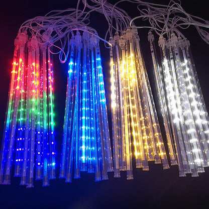 8-Tube LED Meteor Shower Rain Lights 30cm IP65 by HitMyNeed