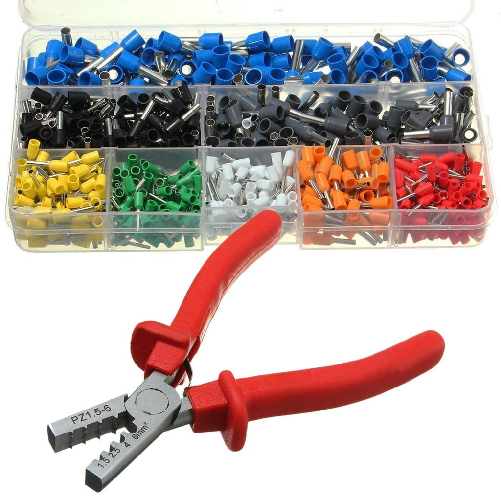 800-Piece Ferrule Terminal Connector and Crimping Kit by HitMyNeed
