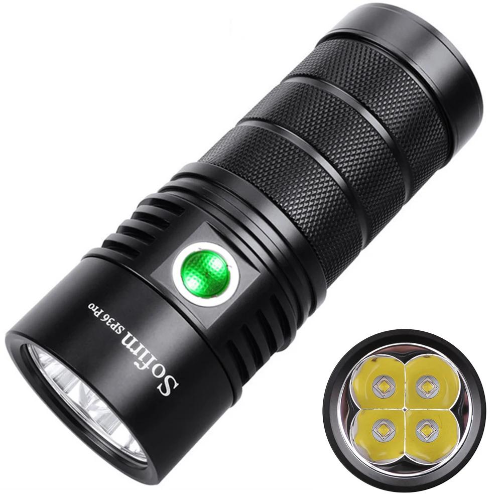 8000 Lumen USB-C Rechargeable LED Flashlight by HitMyNeed