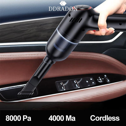 8000Pa Cordless Handheld Car Vacuum Cleaner - Portable Mini Duster for Home & Auto by HitMyNeed