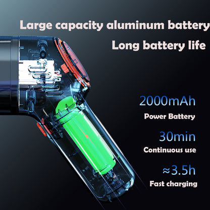 8000Pa Cordless Handheld Car Vacuum Cleaner - Portable Mini Duster for Home & Auto by HitMyNeed