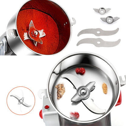 800g Dry Food Grinder Mill for Grains, Spices & Coffee by HitMyNeed