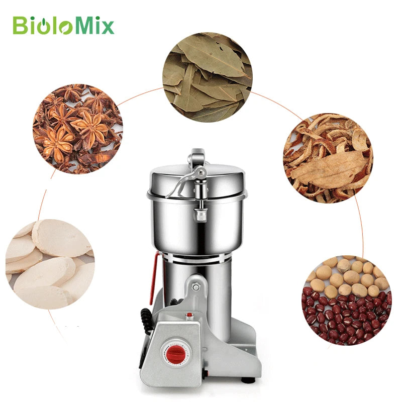 800g Dry Food Grinder Mill for Grains, Spices & Coffee by HitMyNeed