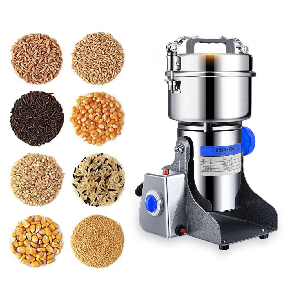 800g Electric Grain & Coffee Grinder Mill uk by HitMyNeed