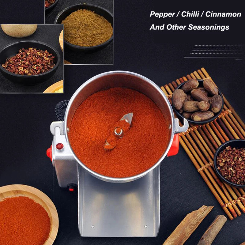 800g Stainless Steel Herb & Grain Grinder 3000W by HitMyNeed