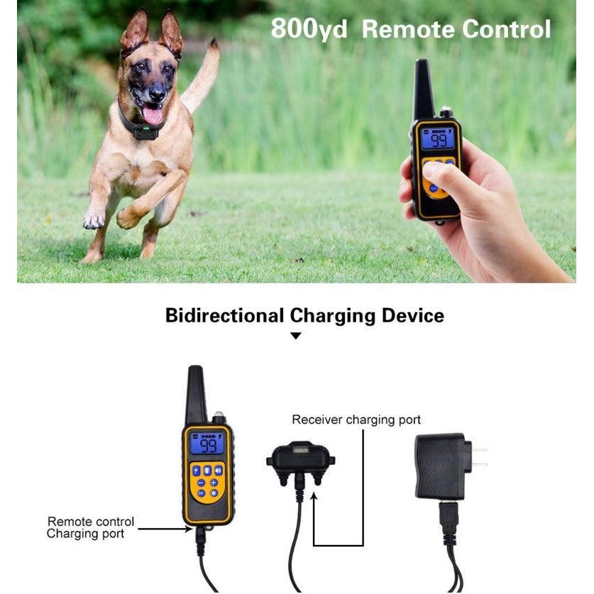 800m Waterproof Rechargeable Dog Training Collar by HitMyNeed