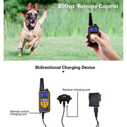 800m Waterproof Rechargeable Dog Training Collar by HitMyNeed