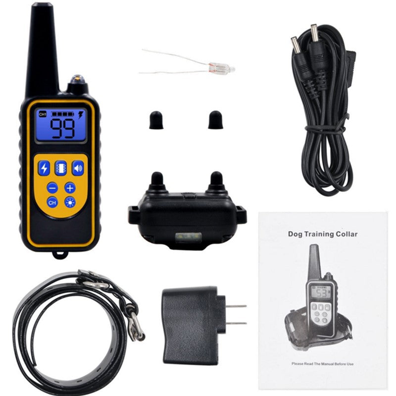 800m Waterproof Rechargeable Dog Training Collar by HitMyNeed