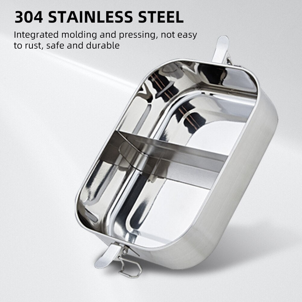 800ml Leakproof Stainless Steel Bento Lunch Box by HitMyNeed