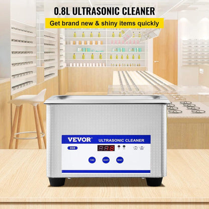 800ml Ultrasonic Cleaner 35W Portable Sonic Washer by HitMyNeed