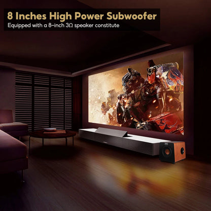 800X 150W 8" Active Subwoofer with RCA/AUX/LFE by HitMyNeed