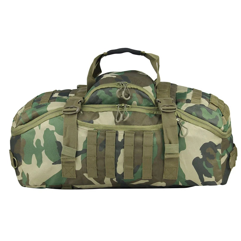 80L Tactical Mountaineering Backpack & 3-Way Duffle by HitMyNeed